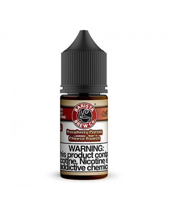 RASPBERRY CREAM DANISH NICOTINE SALT E-LIQUID BY BARISTA BREW CO.