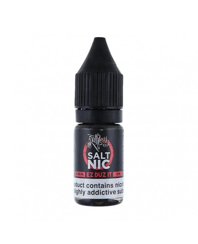 EZ DUZ IT NICOTINE SALT E-LIQUID BY RUTHLESS SALT NIC