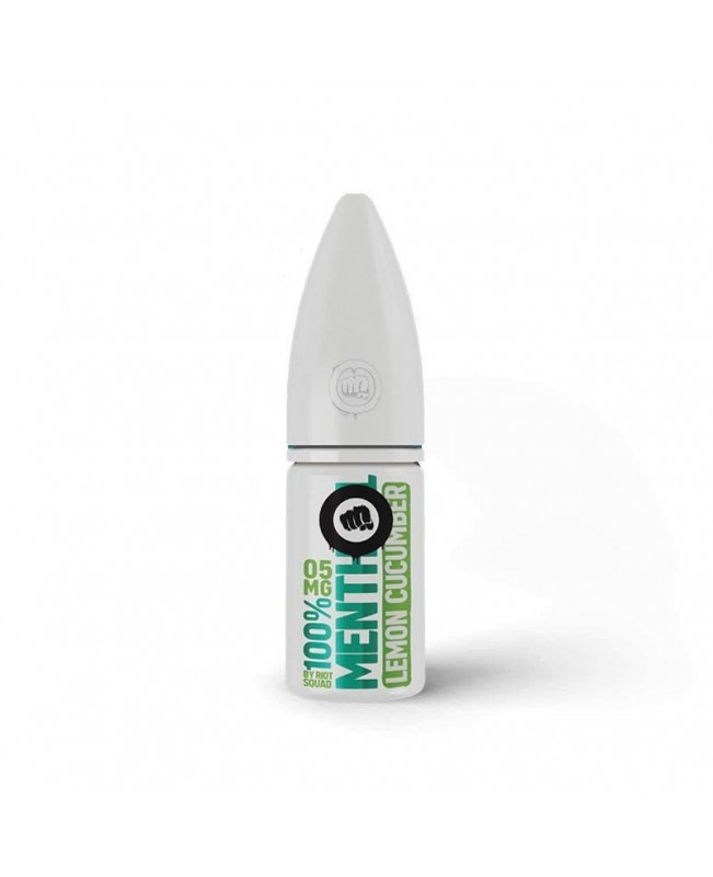 LEMON CUCUMBER NICOTINE SALT E-LIQUID BY RIOT SQUAD 100% MENTHOL