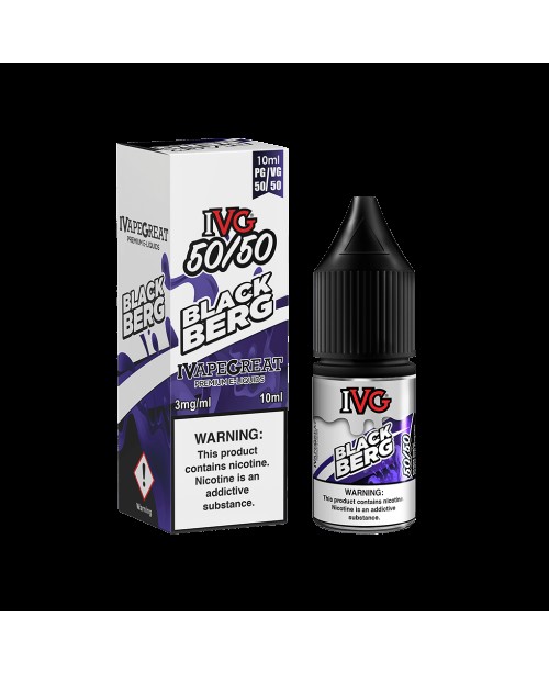 BLACK BERG TDP E LIQUID BY I VG 10ML 50VG