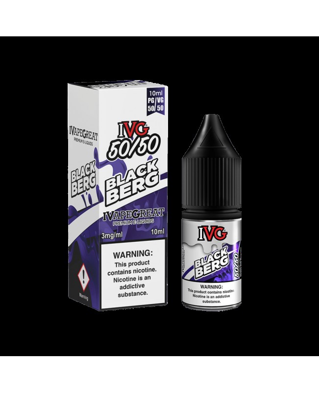 BLACK BERG TDP E LIQUID BY I VG 10ML 50VG