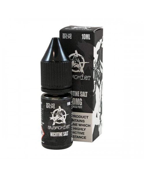 BLACK NICOTINE SALT E-LIQUID BY ANARCHIST