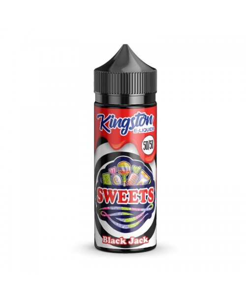 BLACK JACK E LIQUID KINGSTON 50/50 SWEETS 100ML 50...