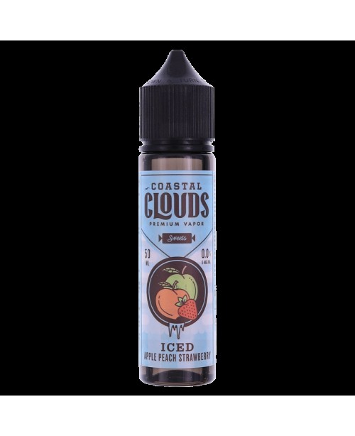 ICED APPLE PEACH STRAWBERRY E LIQUID BY COASTAL CL...