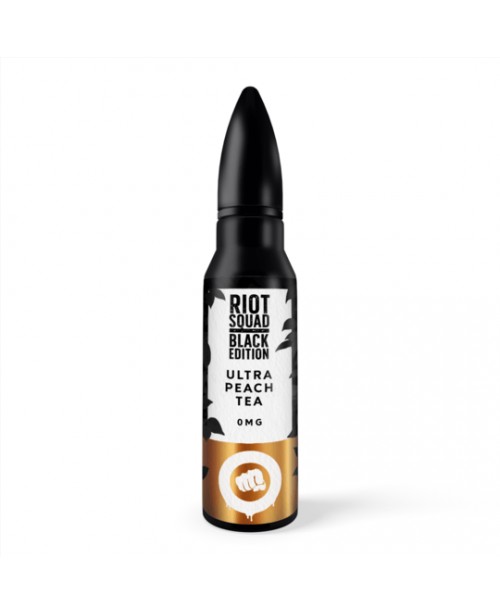 ULTRA PEACH TEA E LIQUID BY RIOT SQUAD BLACK EDITI...