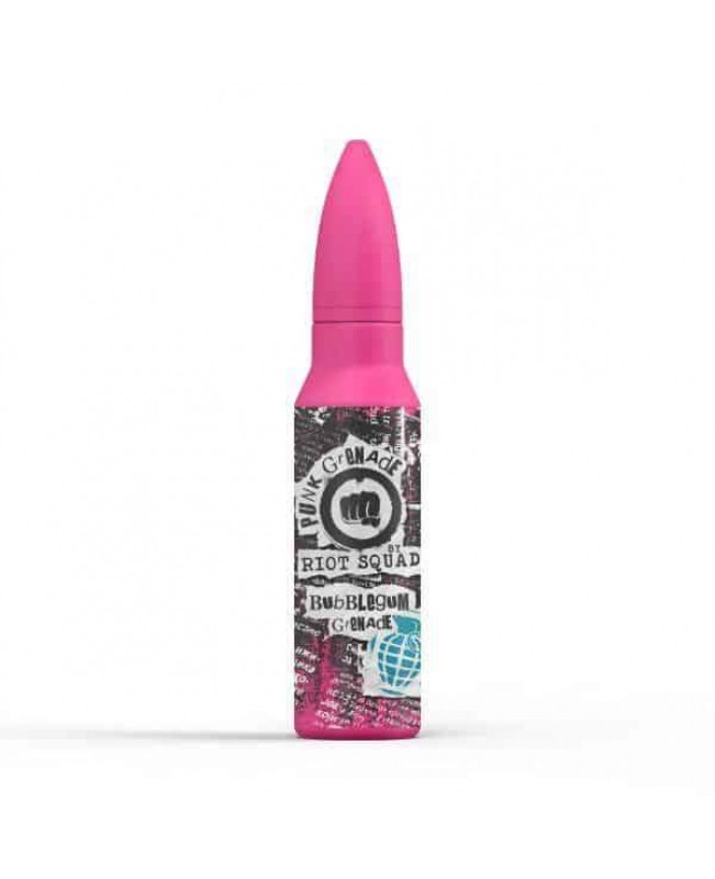 BUBBLEGUM GRENADE E LIQUID BY RIOT SQUAD PUNK GRENADE 50ML 70VG