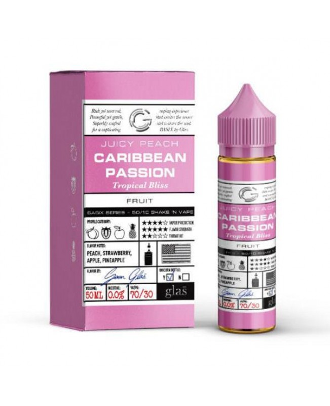 CARIBBEAN PASSION E LIQUID BY GLAS BASIX 50ML 70VG