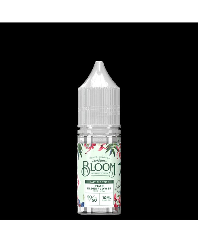 PEAR ELDERFLOWER NICOTINE SALT E-LIQUID BY BLOOM