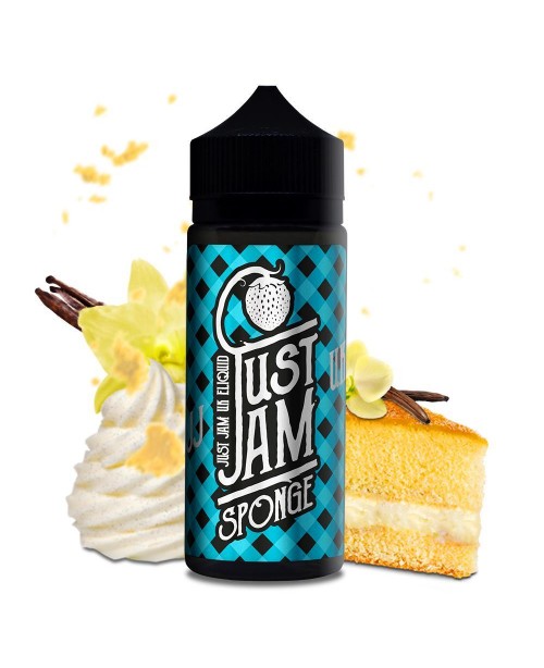 VANILLA E LIQUID BY JUST JAM - SPONGE 100ML 80VG