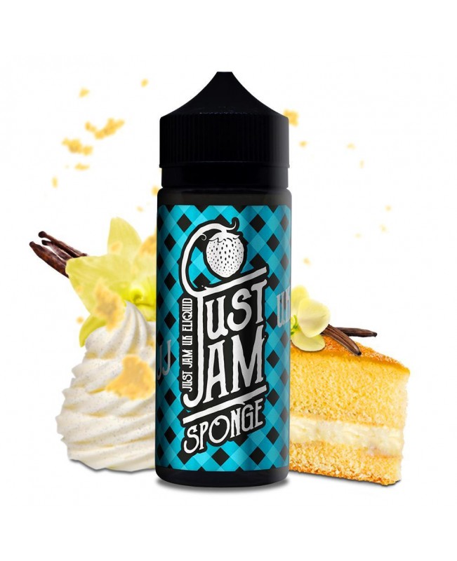 VANILLA E LIQUID BY JUST JAM - SPONGE 100ML 80VG