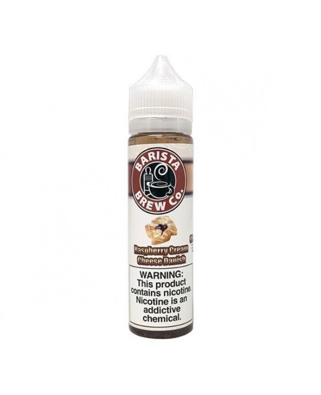 RASPBERRY CREAM CHEESE DANISH E LIQUID BY BARISTA BREW CO 50ML 80VG