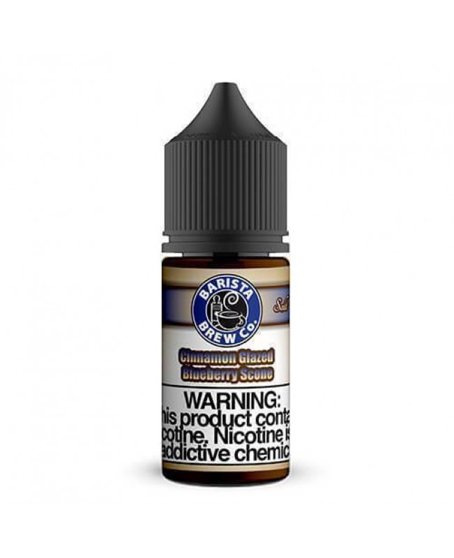 CINNAMON GLAZED BLUEBERRY SCONE NICOTINE SALT E-LIQUID BY BARISTA BREW CO.