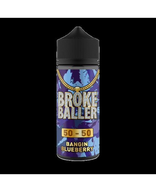 BANGIN BLUEBERRY E LIQUID BY BROKE BALLER 100ML 50...