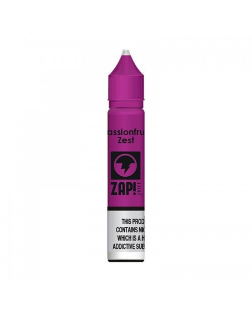 PASSIONFRUIT ZEST NICOTINE SALT E-LIQUID BY ZAP!