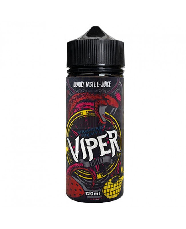 STRAWBERRY PINEAPPLE E LIQUID BY VIPER FRUITY DEADLY TASTE 100ML 70VG