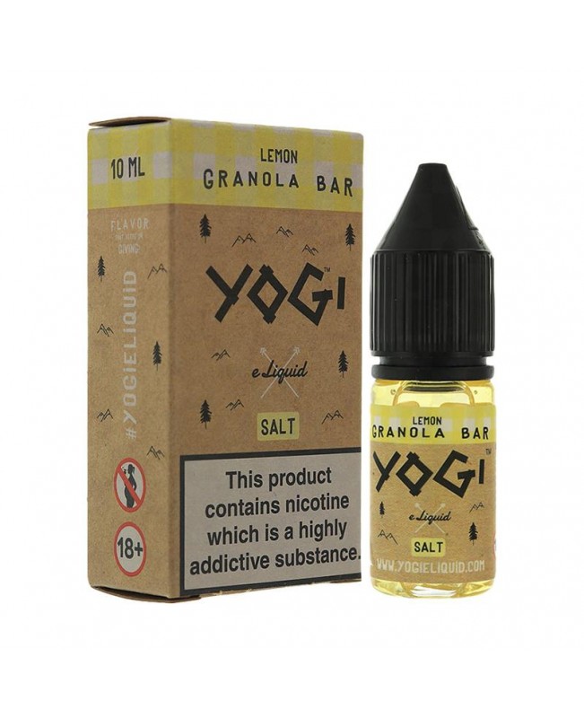 LEMON NICOTINE SALT E-LIQUID BY YOGI E-LIQUIDS