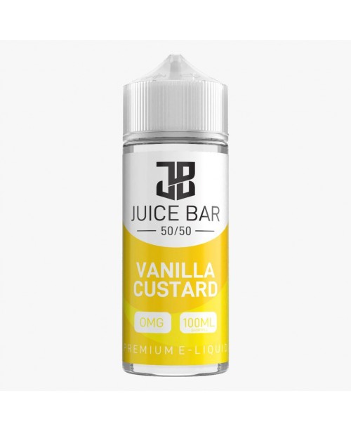 VANILLA CUSTARD E LIQUID BY JUICE BAR 100ML 50VG