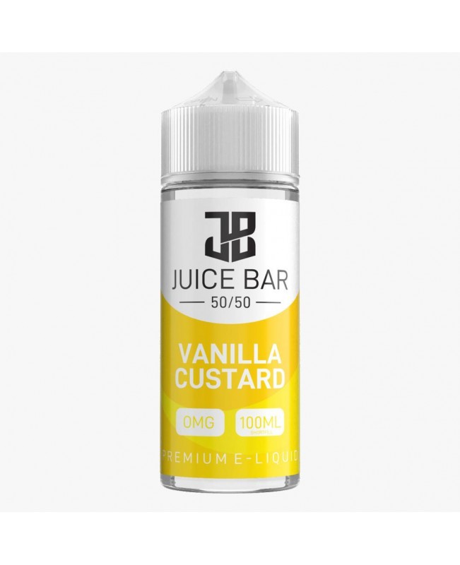 VANILLA CUSTARD E LIQUID BY JUICE BAR 100ML 50VG