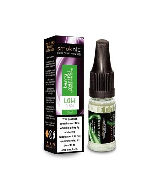 BERRY MENTHOL E LIQUID BY SMOKNIC 10ML 70VG