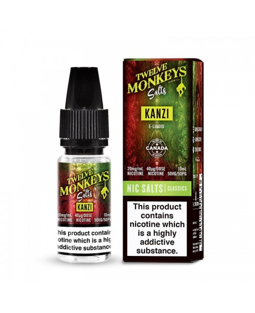 KANZI NICOTINE SALT E-LIQUID BY TWELVE MONKEYS SAL...