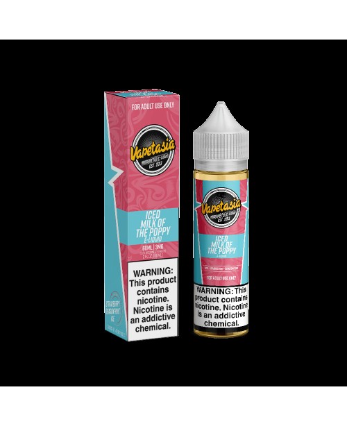 MILK OF THE POPPY ICED E LIQUID BY VAPETASIA 50ML ...