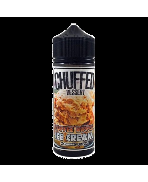 TOFFEE RIPPLE ICE CREAM DESSERT BY CHUFFED 100ML 7...