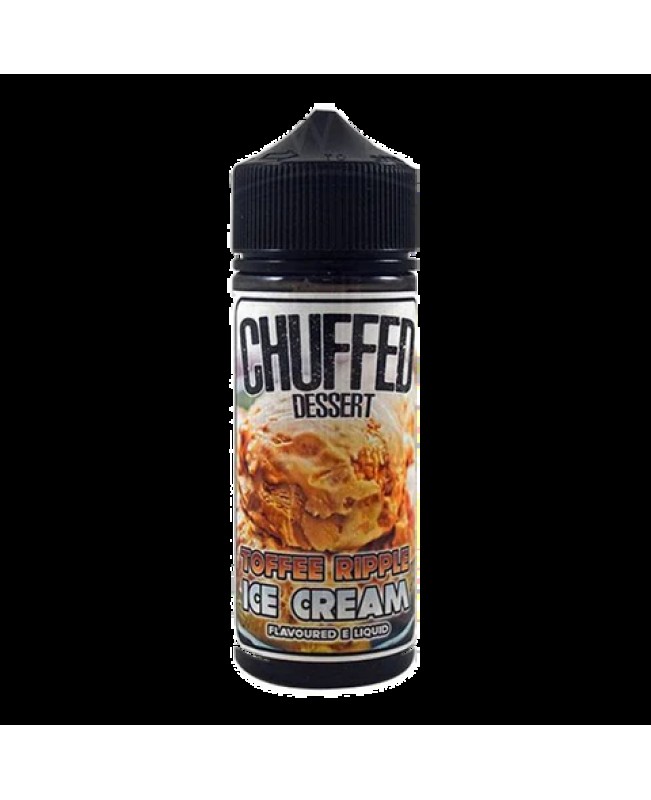 TOFFEE RIPPLE ICE CREAM DESSERT BY CHUFFED 100ML 70VG