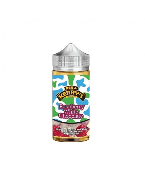 RASPBERRY WHITE CHOCOLATE E LIQUID BY KEN & KE...