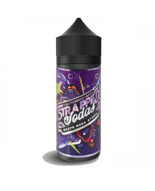 GRAPE SODA STORM E LIQUID BY STRAPPED SODAS 100ML ...