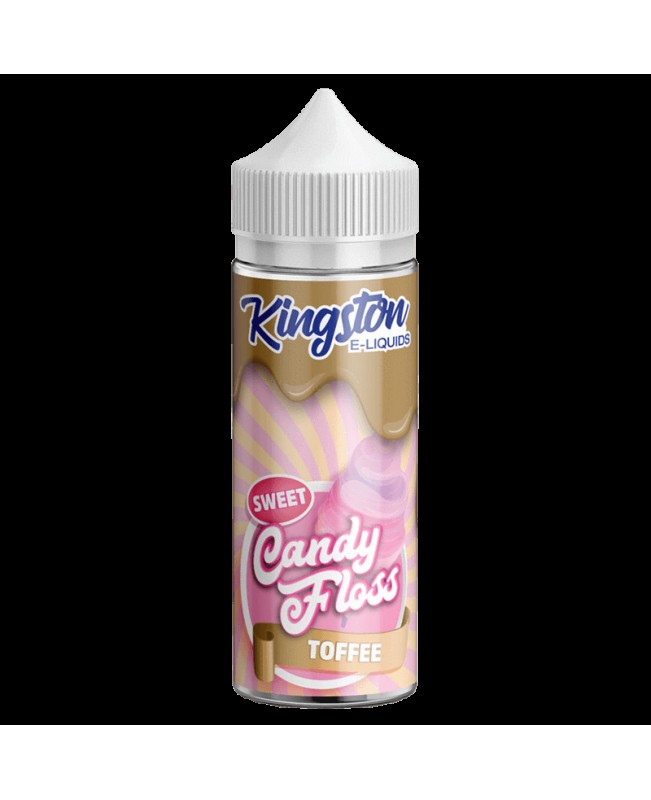 TOFFEE E LIQUID KINGSTON CANDY FLOSS 100ML 70VG