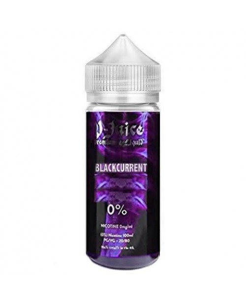 BLACKCURRANT E LIQUID BY V JUICE 100ML 80VG