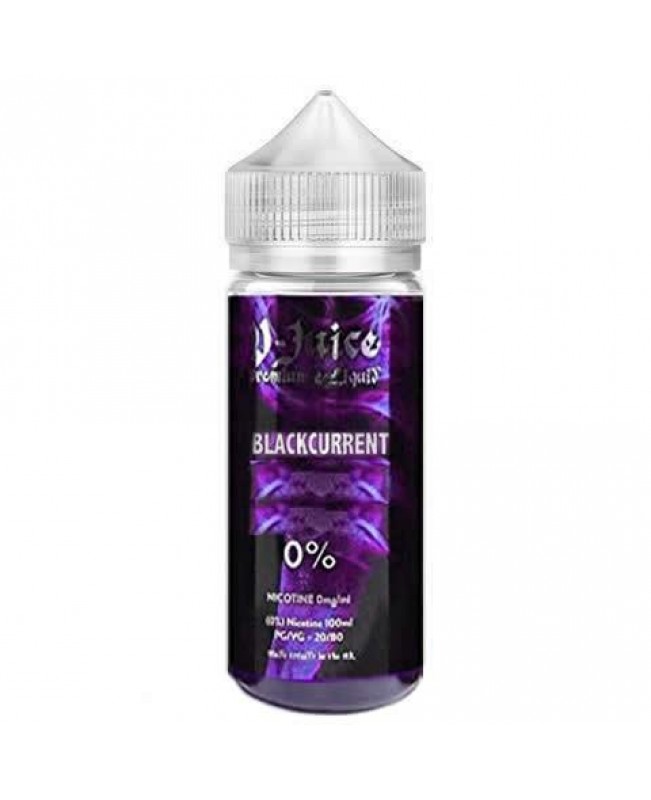 BLACKCURRANT E LIQUID BY V JUICE 100ML 80VG