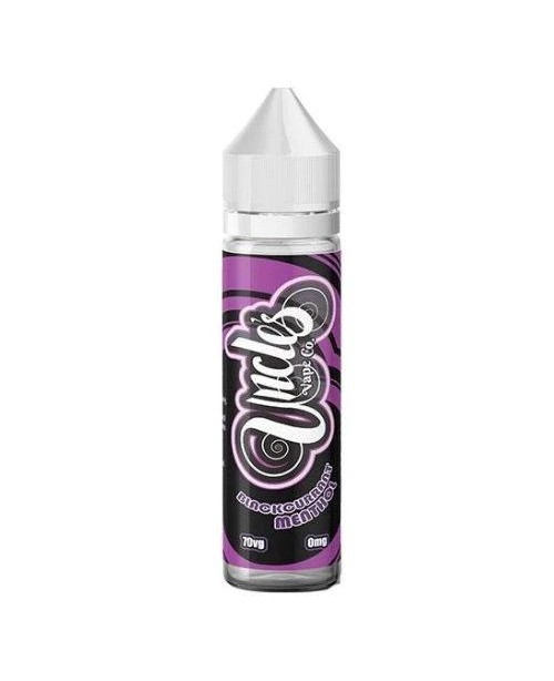 BLACKCURRANT MENTHOL E LIQUID BY UNCLES VAPE CO 50...