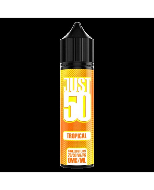 TROPICAL E LIQUID BY JUST 50 50ML 70VG