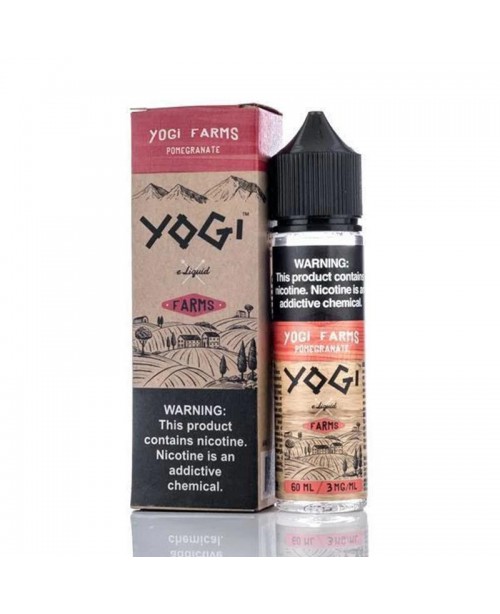 POMEGRANATE E LIQUID BY YOGI FARMS 50ML 70VG