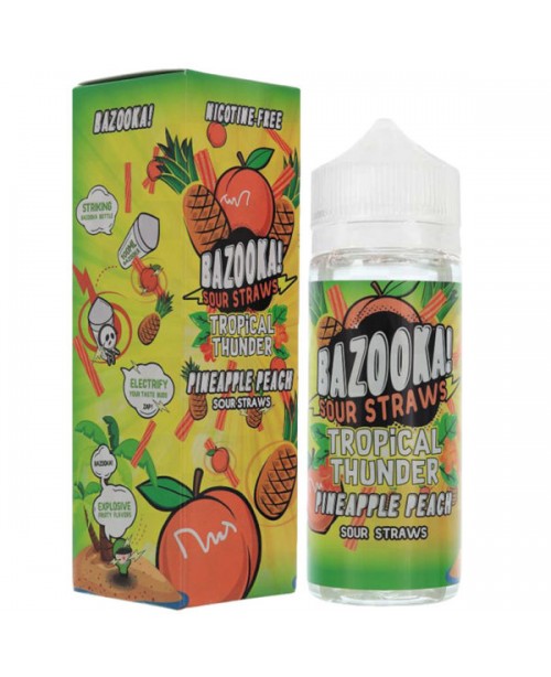 PINEAPPLE PEACH TROPICAL THUNDER E-LIQUID BY BAZOO...