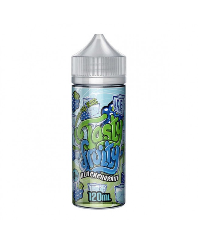 BLACKCURRENT ICE E LIQUID BY TASTY FRUITY 100ML 70VG