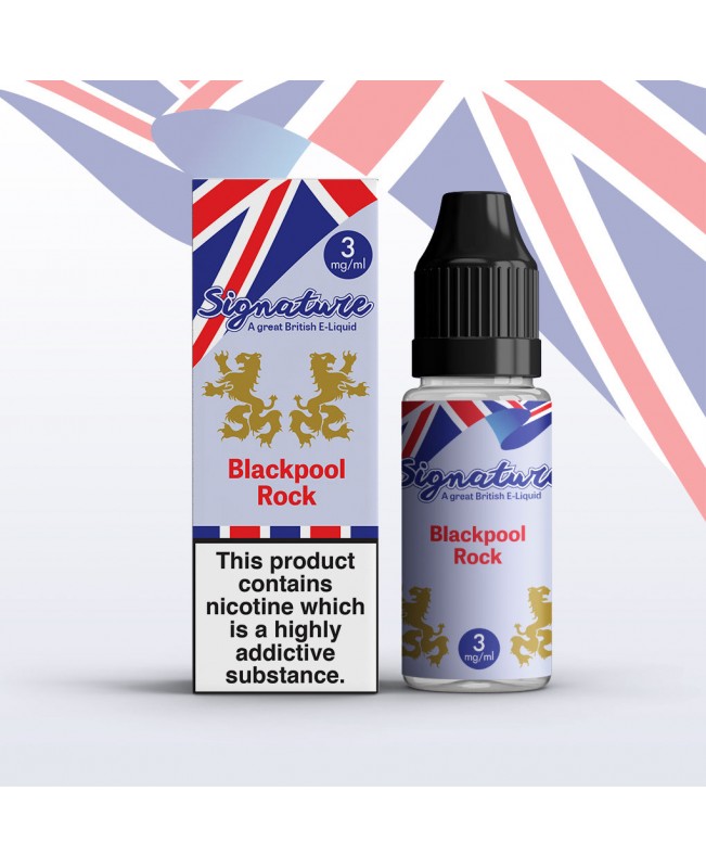 BLACKPOOL ROCK E LIQUID BY SIGNATURE 10ML