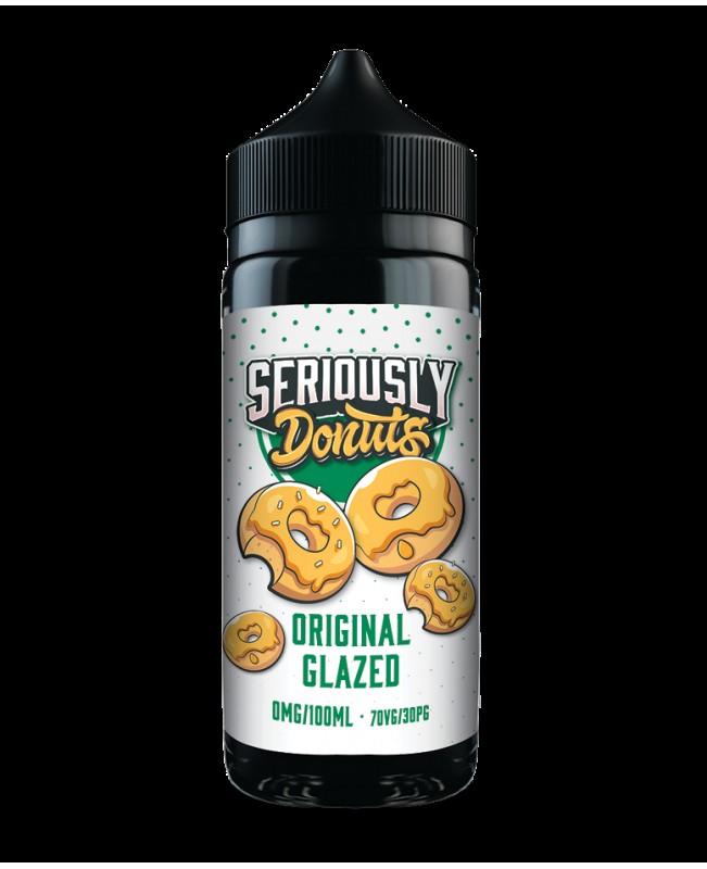 ORIGINAL GLAZED E-LIQUID BY SERIOUSLY DONUTS / DOOZY VAPE CO 100ML 70VG