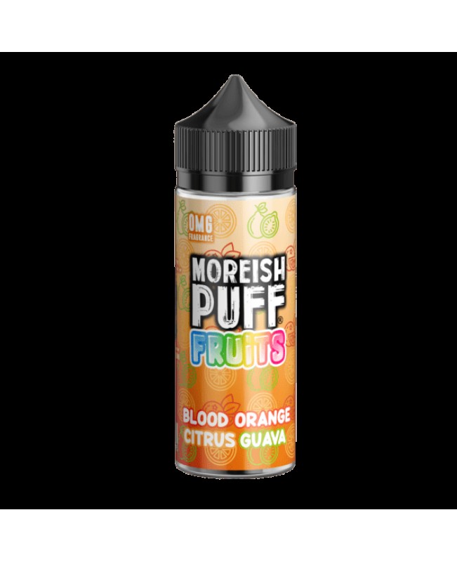 BLOOD ORANGE CITRUS GUAVA E LIQUID BY MOREISH PUFF - FRUITS 100ML 70VG