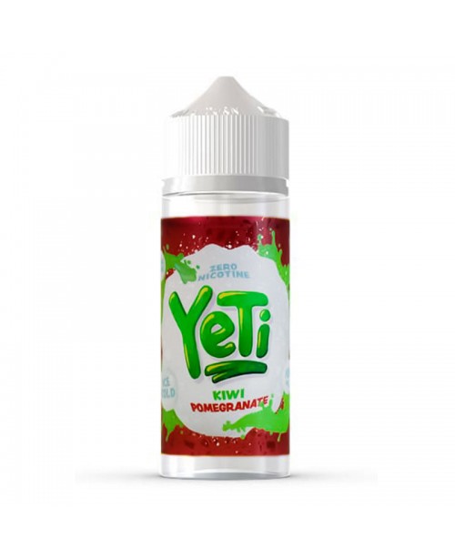 KIWI POMEGRANATE E LIQUID BY YETI E LIQUIDS 100ML ...