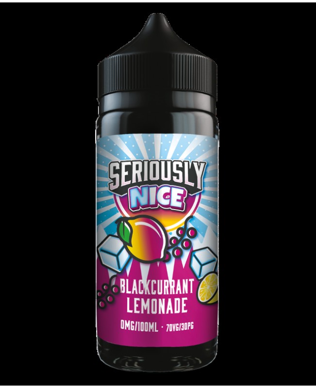 BLACKCURRANT LEMONADE E-LIQUID BY SERIOUSLY NICE / DOOZY VAPE CO 100ML 70VG