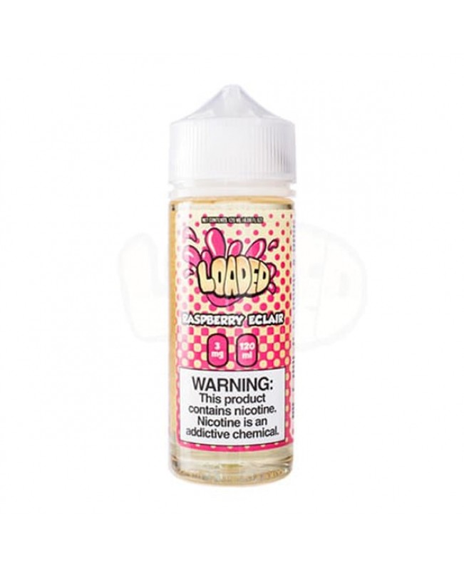 RASPBERRY ECLAIR E LIQUID BY LOADED 100ML 70VG