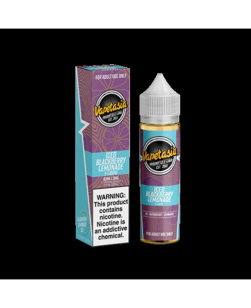 BLACKBERRY LEMONADE ICED E LIQUID BY VAPETASIA 50M...