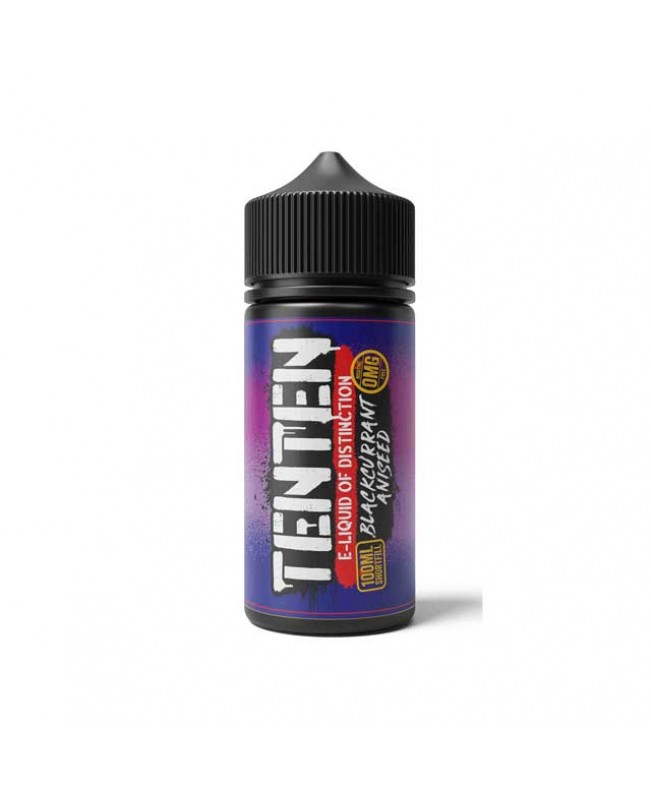 BLACKCURRANT MENTHOL E LIQUID BY TENTEN 100ML 70VG