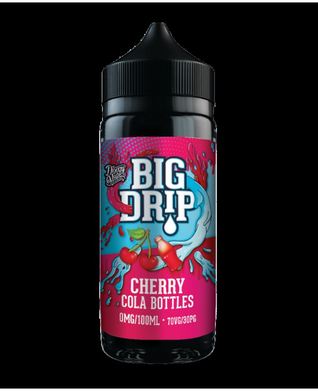 CHERRY COLA BOTTLES BOTTLES E LIQUID BY BIG DRIP - DOOZY VAPE 100ML 70VG