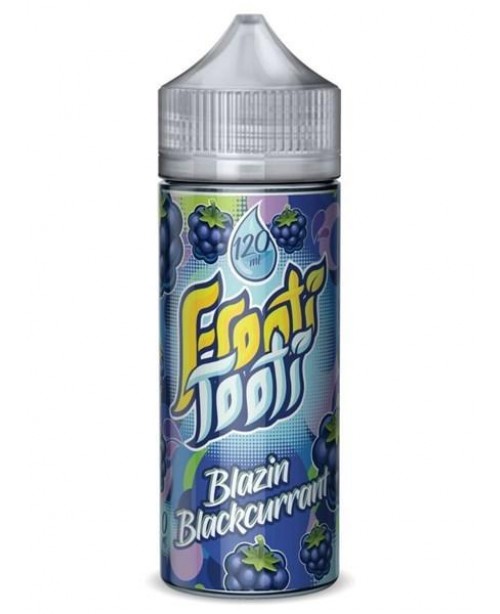 BLAZIN BLACKCURRANT E LIQUID BY FROOTI TOOTI 160ML...