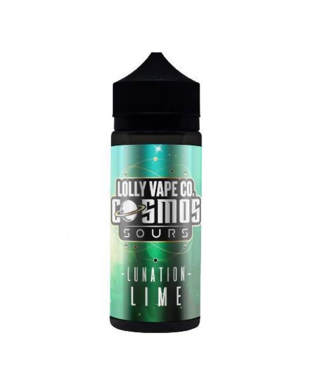 LUNATION LIME E LIQUID BY LOLLY VAPE CO - COSMOS SOURS 100ML 80VG