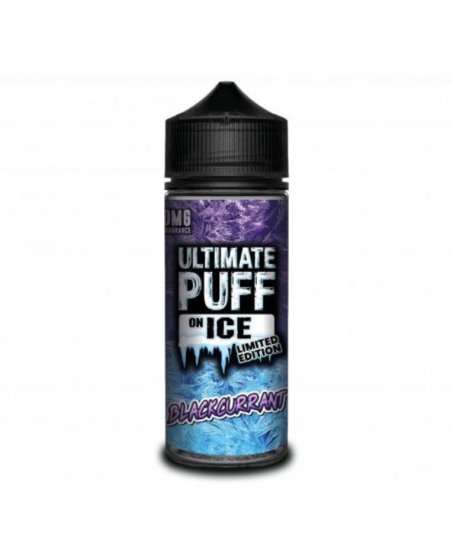 BLACKCURRANT E LIQUID BY ULTIMATE PUFF ON ICE 100ML 70VG