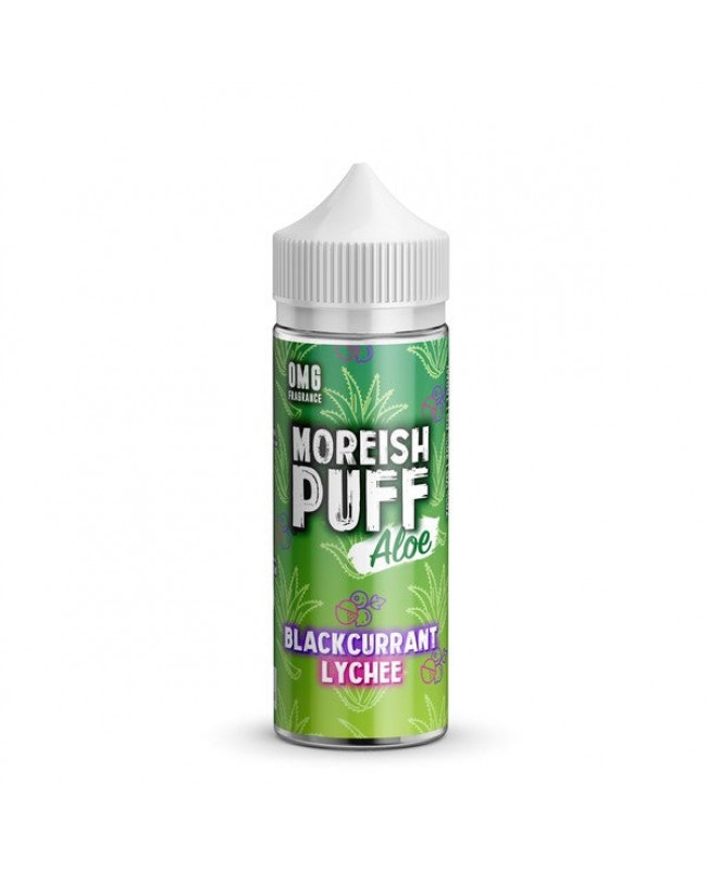 BLACKCURRANT LYCHEE E LIQUID BY MOREISH PUFF - ALOE 100ML 70VG